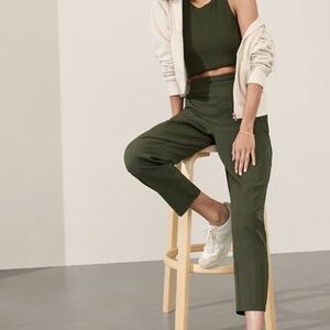 Athleta endless pant, size 0, dark  green color